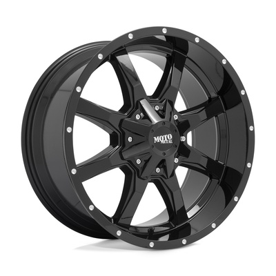 Moto Metal MO970 Wheel 17x9 on 6x135/6x139.7 Bolt Pattern (Gloss Black with Milled Lip) - MO970790673A12US
